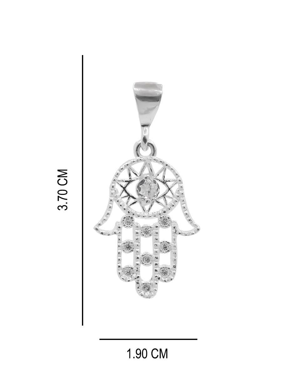 Dije de mano de fátima de plata P 925 4