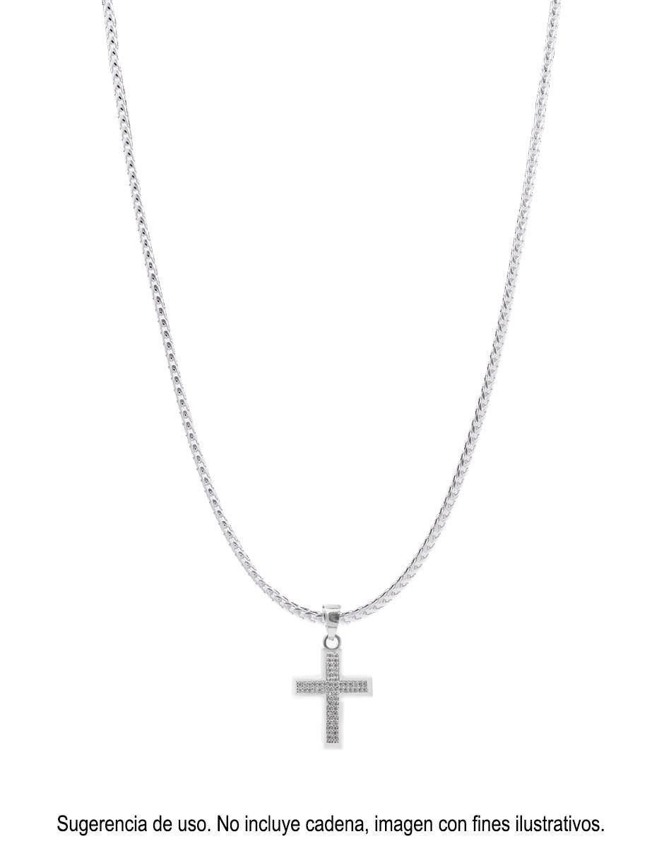 Dije de cruz de plata P 925 3