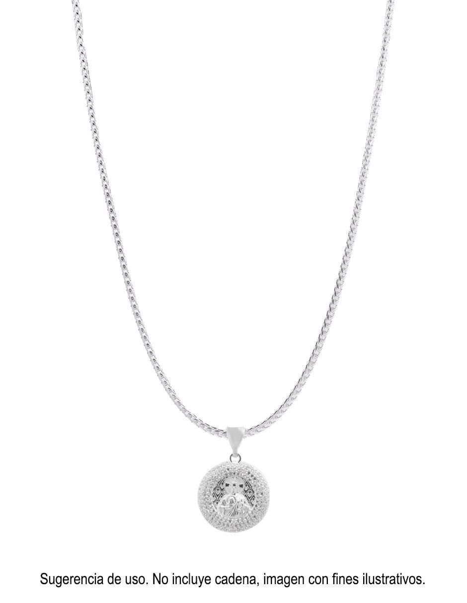 Dije redondo san judas tadeo de plata P 925 3