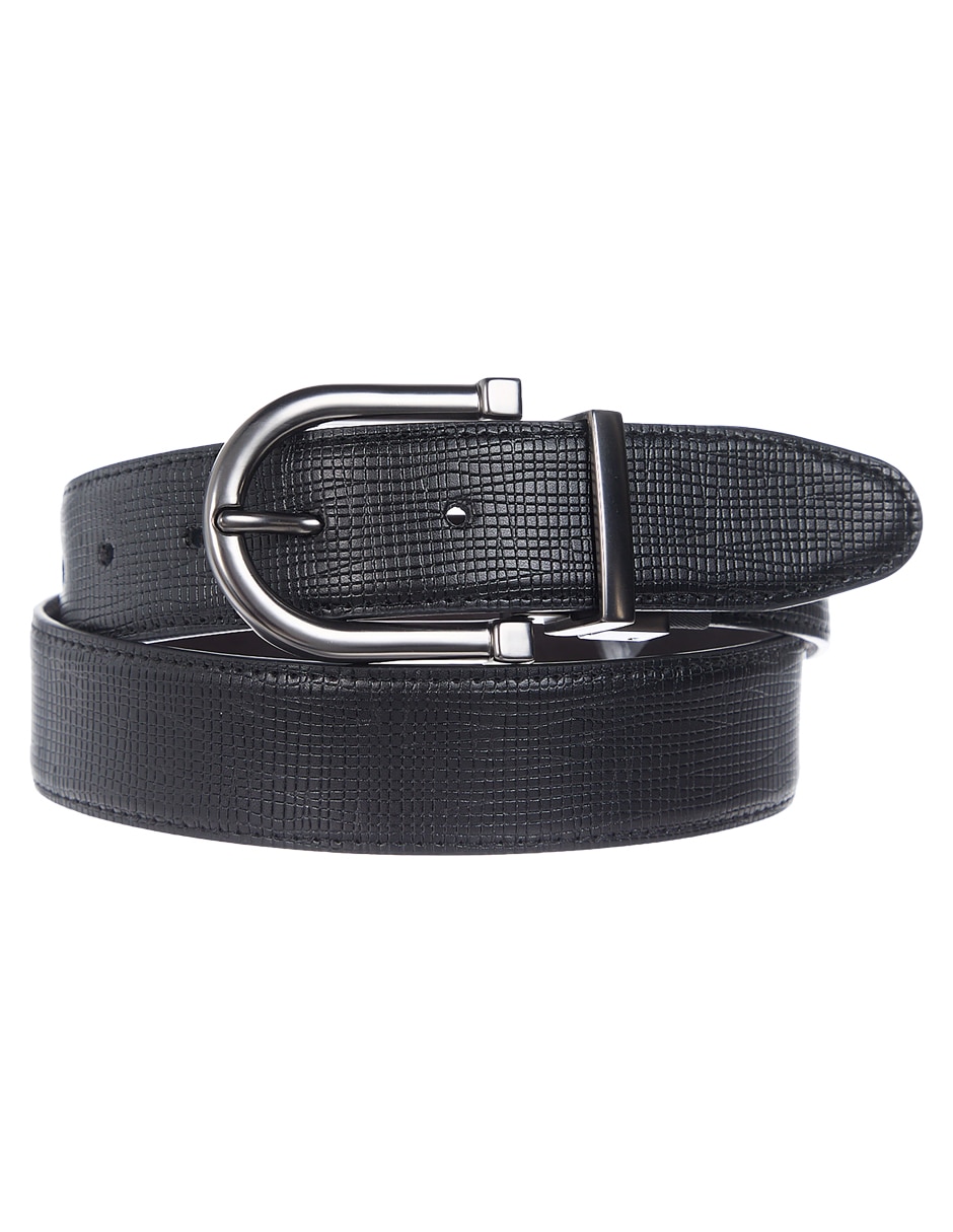 Cinturón de piel para hombre