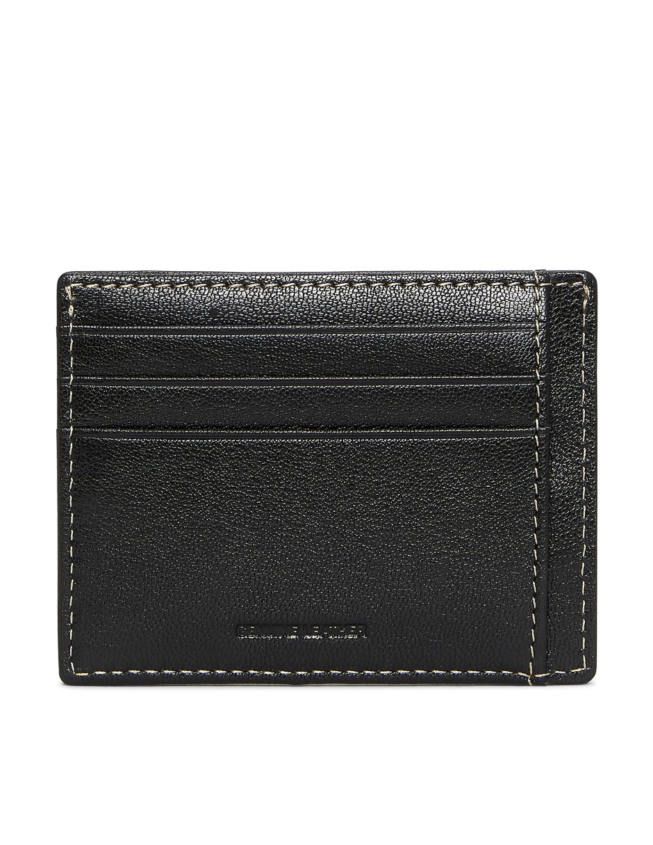 Tarjetero de piel para hombre 2