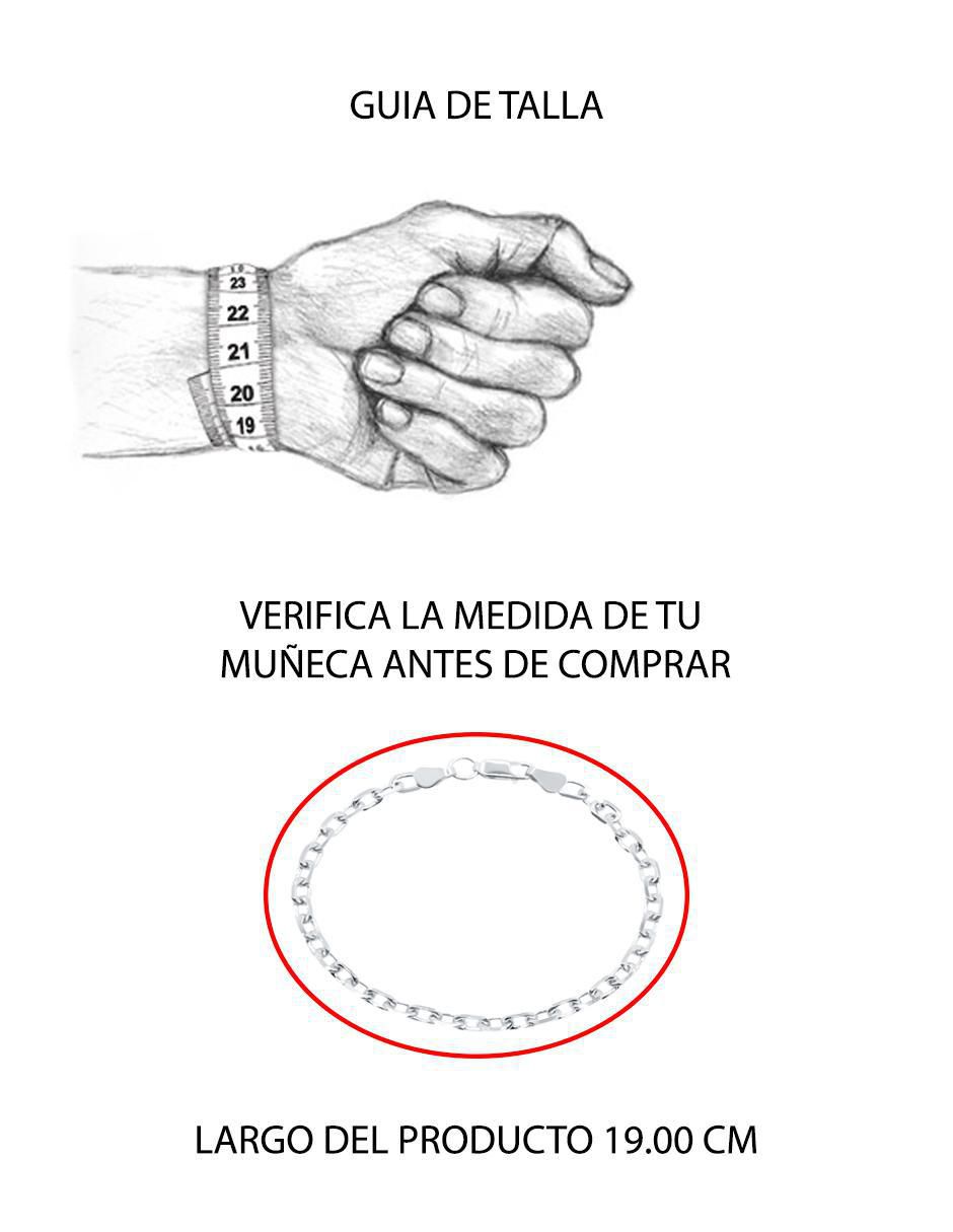 Pulsera de plata p 925 5