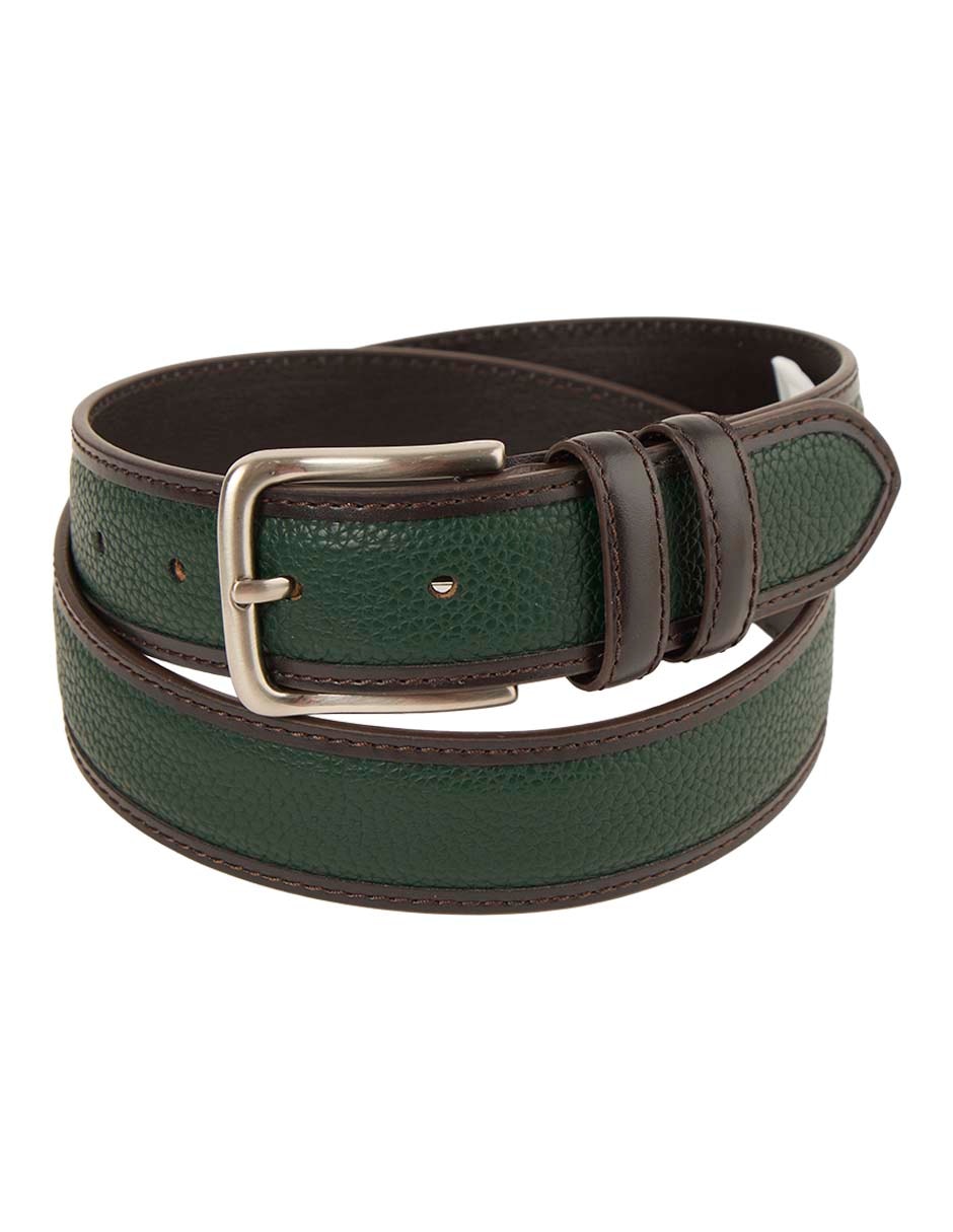 Cinturón de piel para hombre
