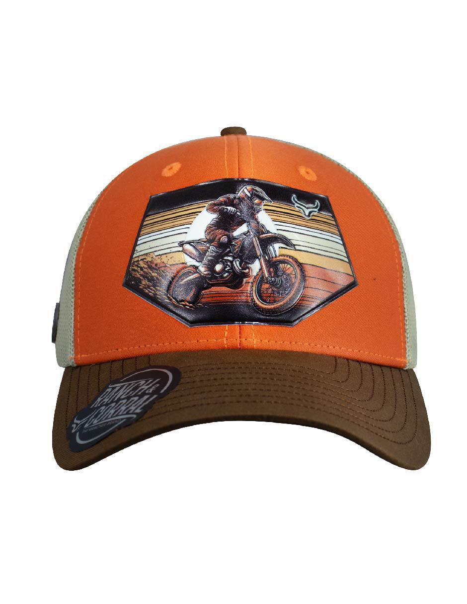 Gorra visera semicurva broche unisex 2