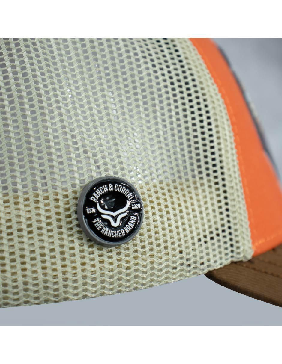 Gorra visera semicurva broche unisex 6