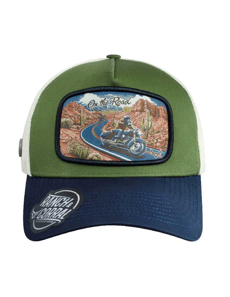 Gorra visera semicurva broche unisex 2