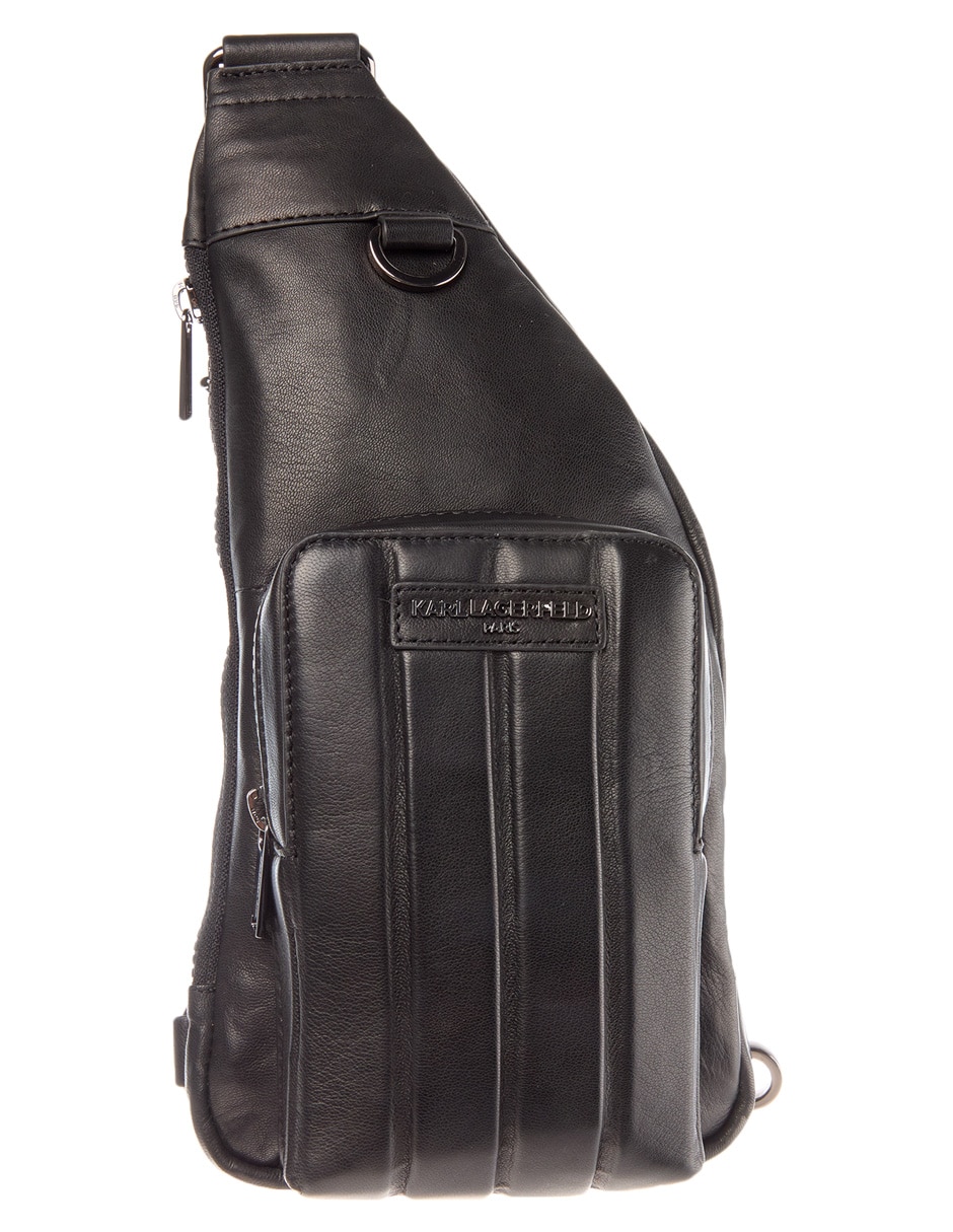 Bolsa bandolera de piel para hombre