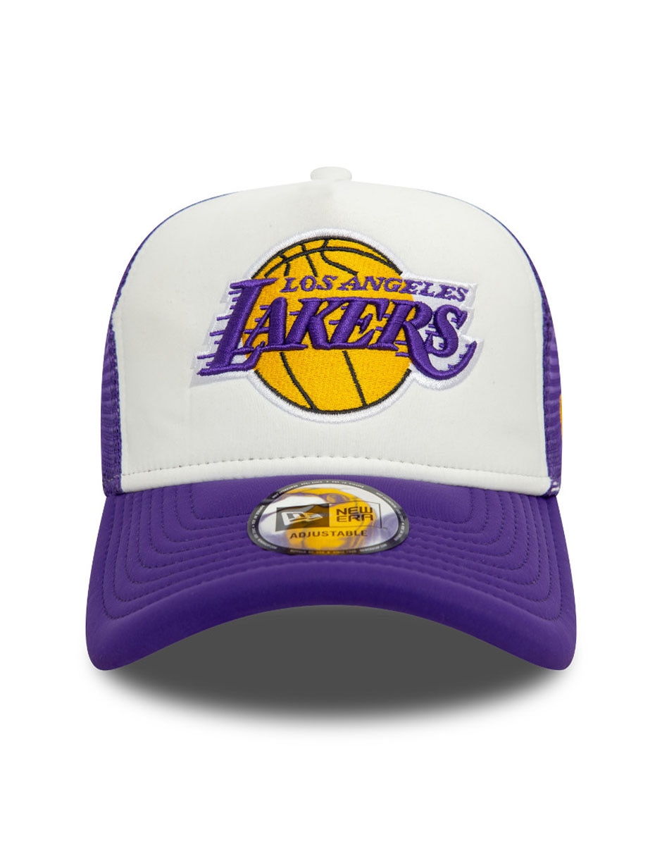 Gorra visera curva correa ajustable  Flower Nba Los Angeles Lakers unisex 3