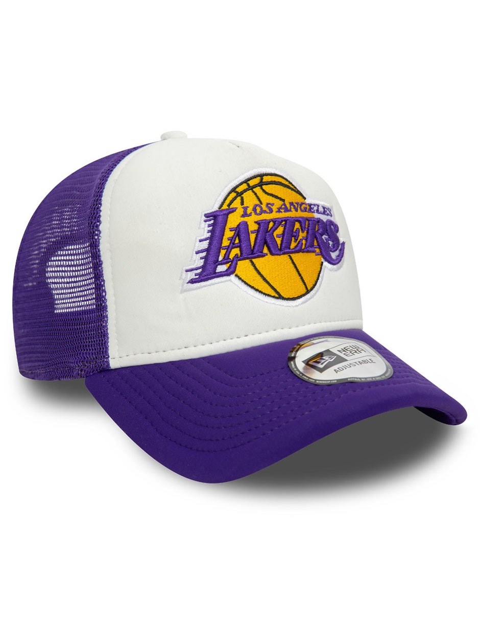Gorra visera curva correa ajustable  Flower Nba Los Angeles Lakers unisex 4