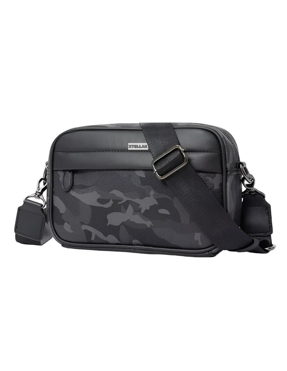 Bolsa bandolera de cuero para hombre