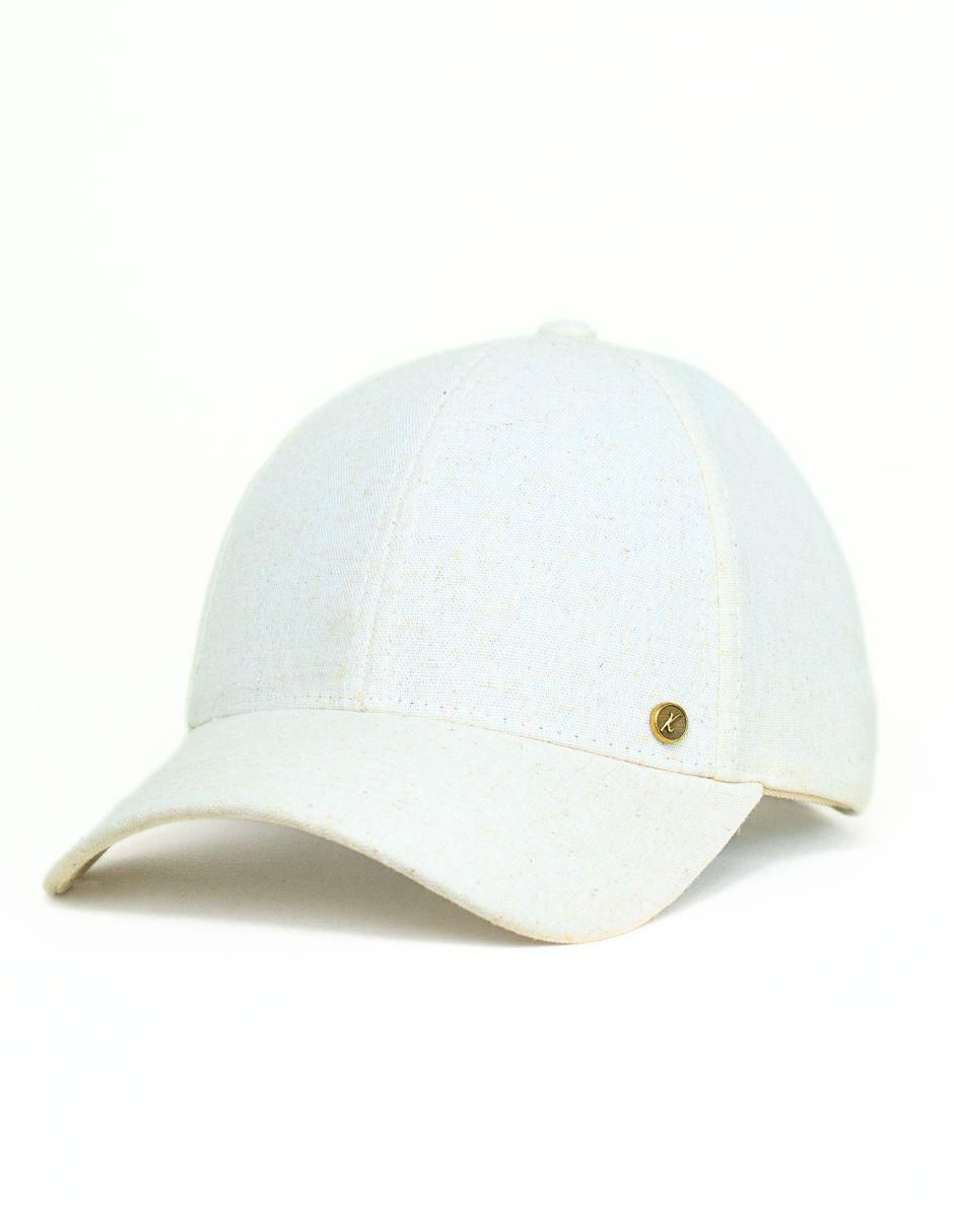 Gorra visera curva hebilla Linen unisex