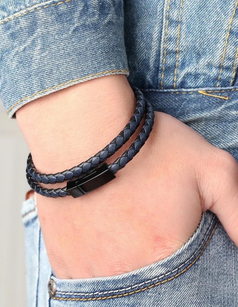Pulsera Black con acabado pulido 2