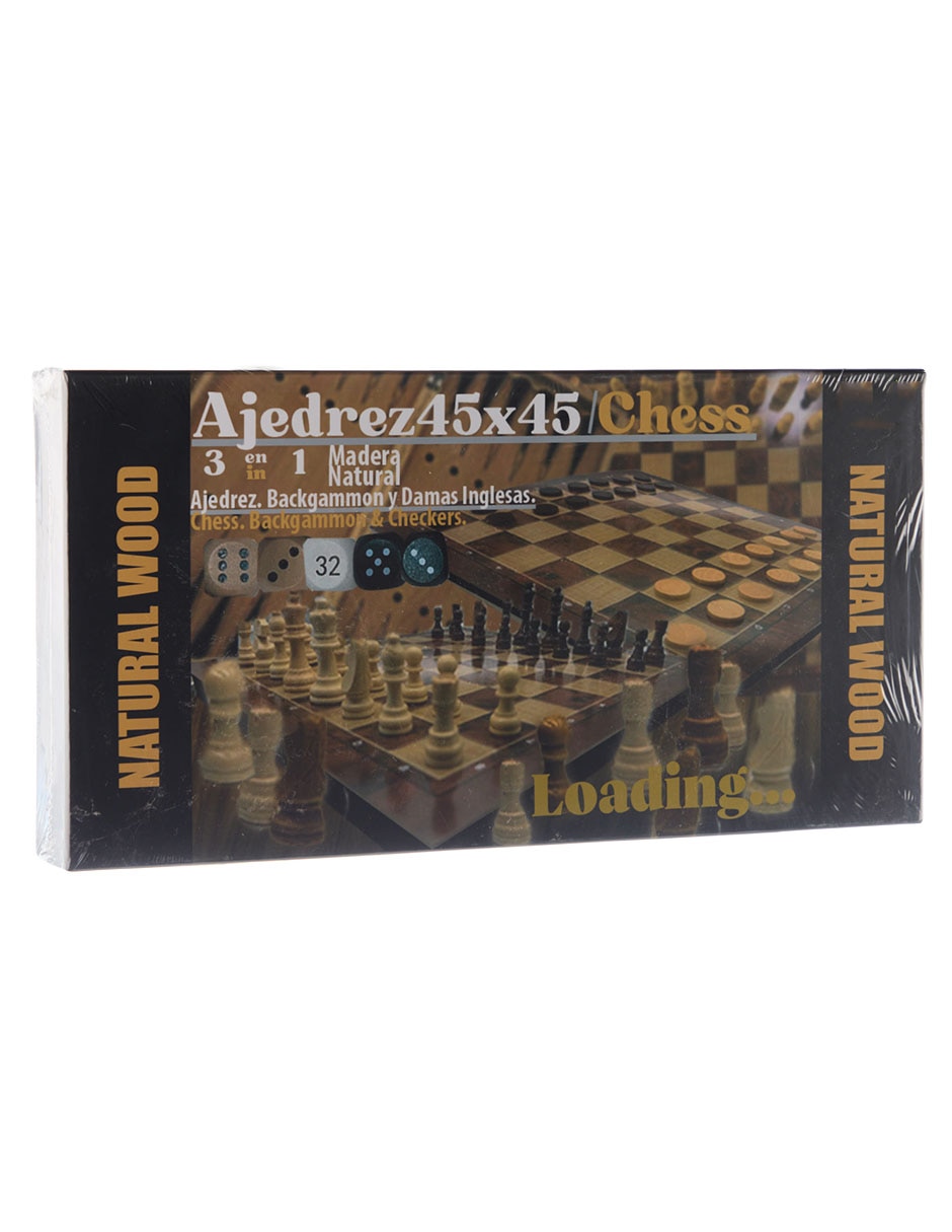 Ajedrez de madera 2