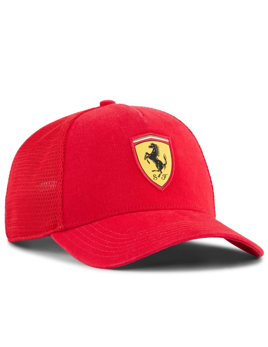 Gorra con visera curva entrenamiento Ferrari Trucker Cap para hombre Gorra con visera curva entrenamiento Ferrari Trucker Cap para hombre