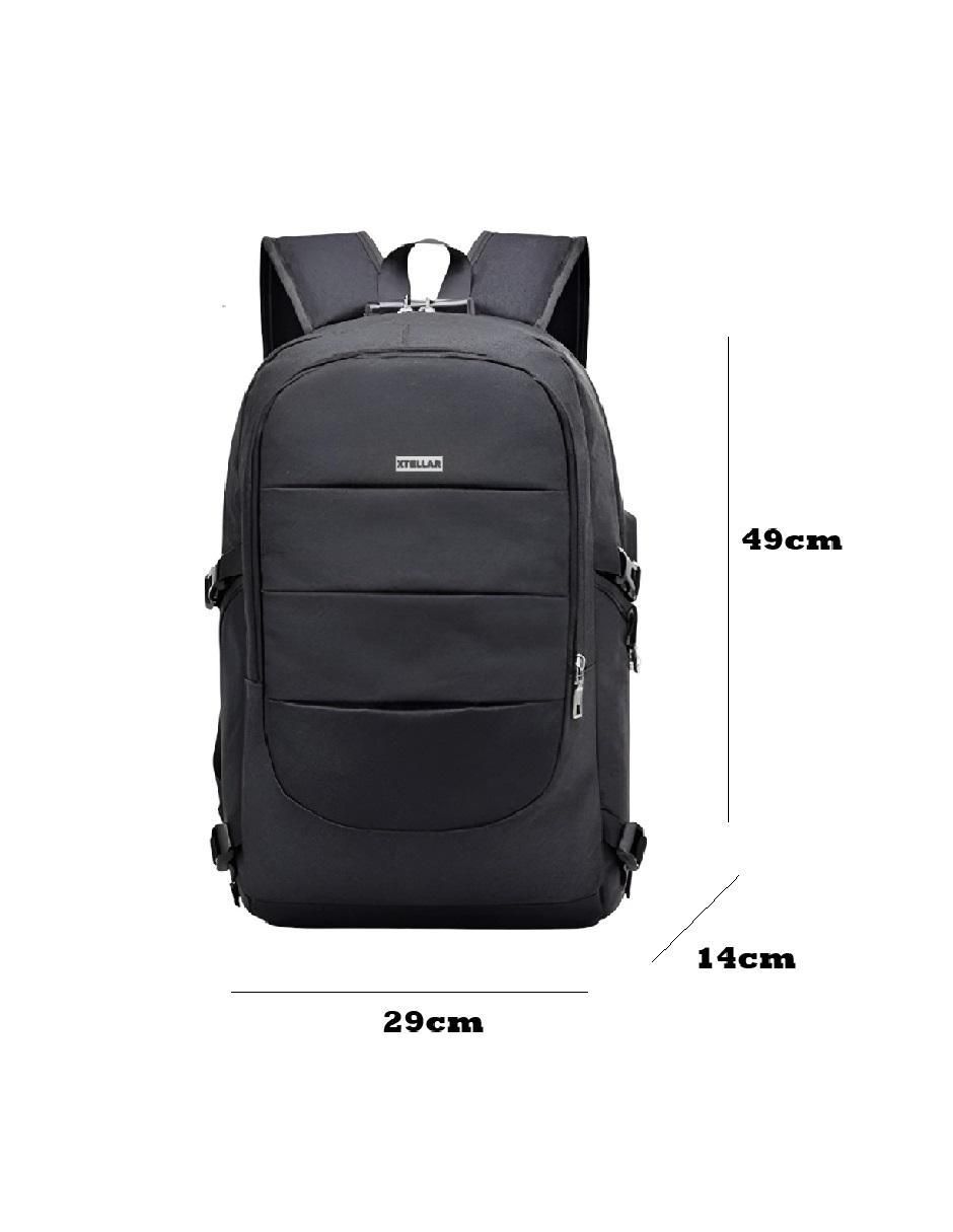 Mochila escolar impermeable para hombre 5