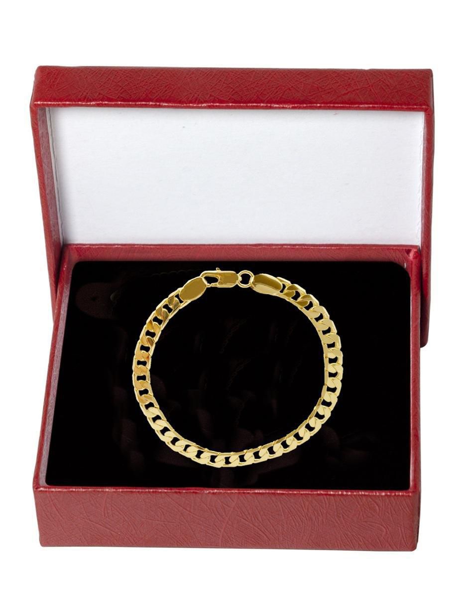 Pulsera 18 k con acabado chapa de oro 4