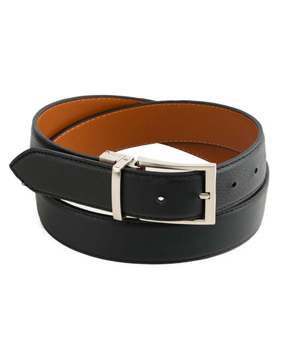 Cinturón de piel para hombre