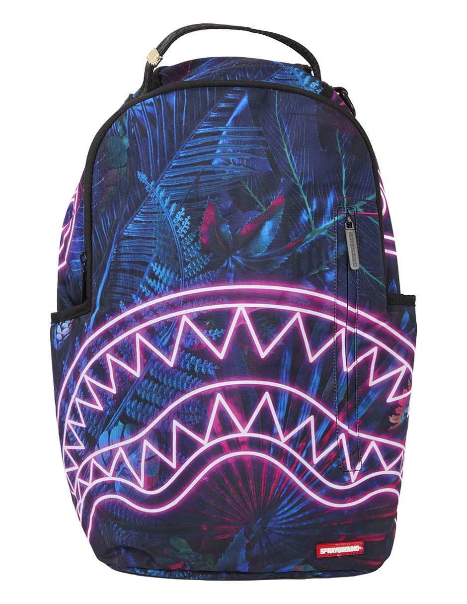 Mochila casual Shark Speeder Magenta Neon Jungle unisex Mochila casual Shark Speeder Magenta Neon Jungle unisex