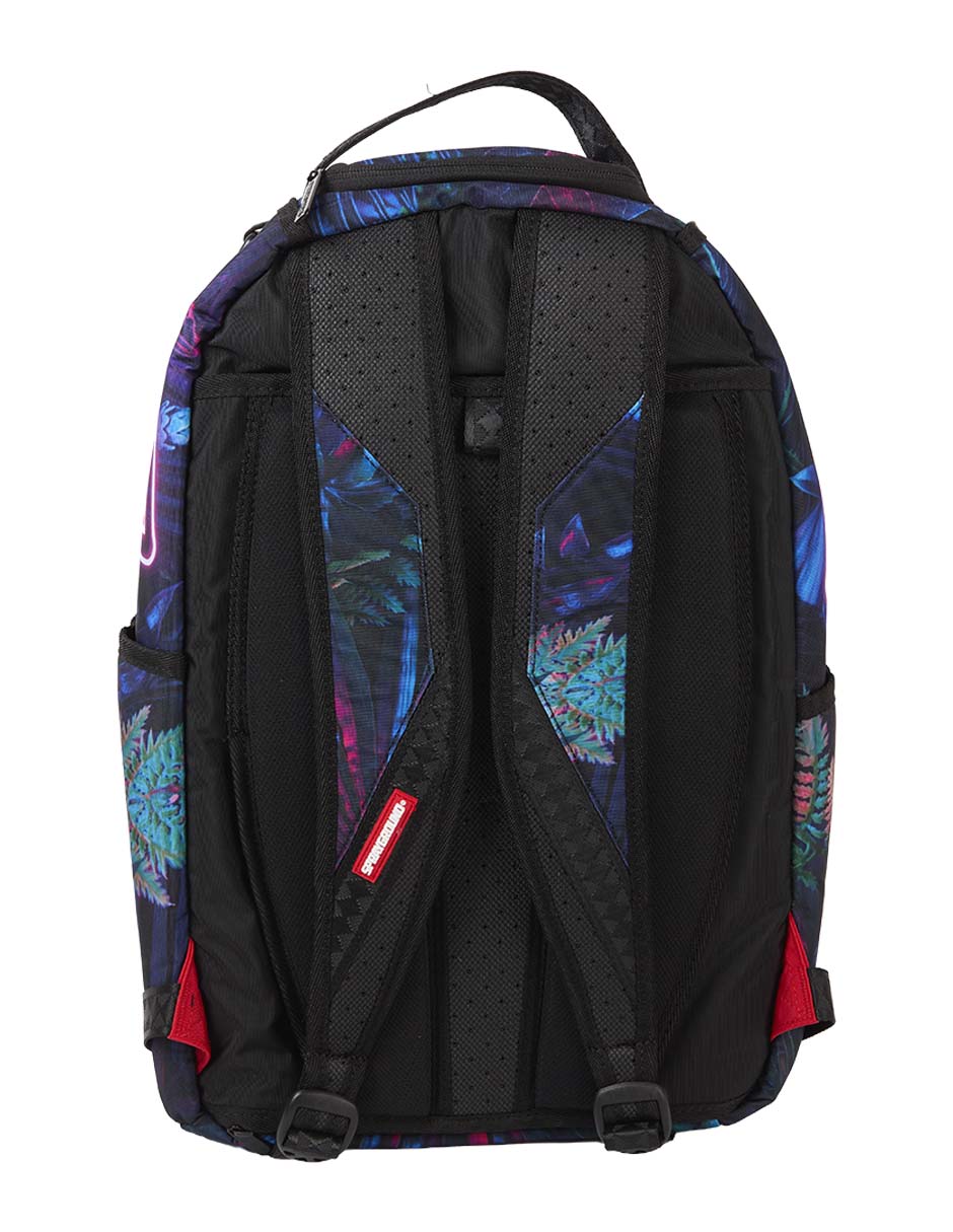 Mochila casual Shark Speeder Magenta Neon Jungle unisex 3