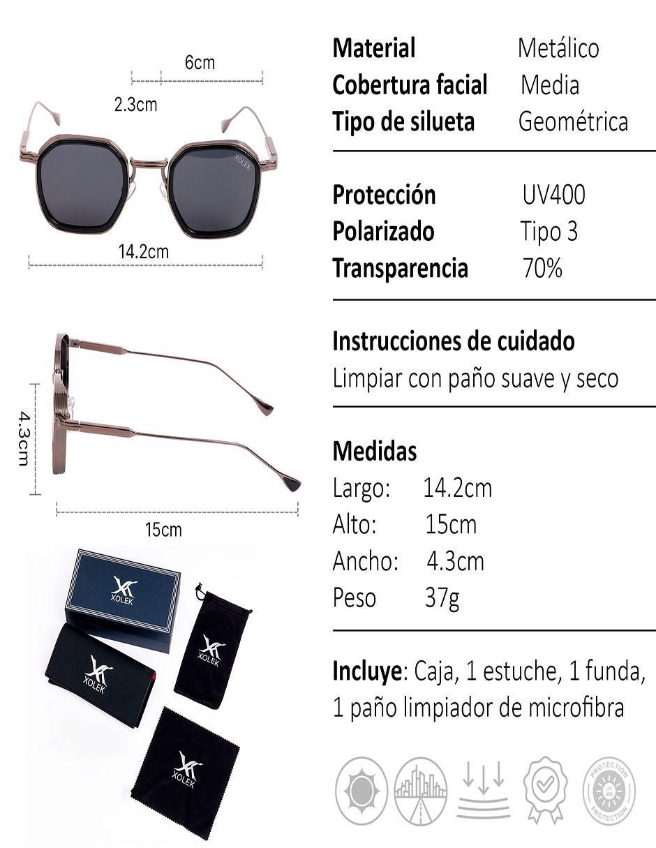 Lentes de sol casual XO-145-N para hombre 6
