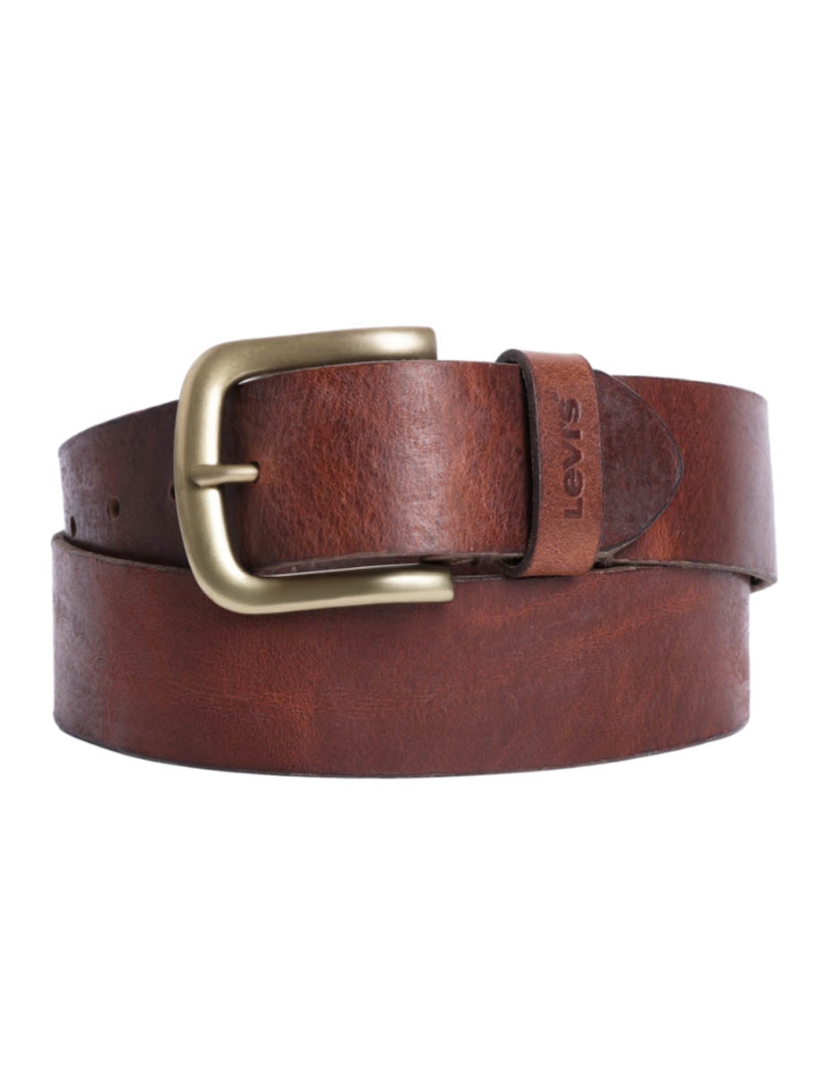 Cinturón de piel para hombre