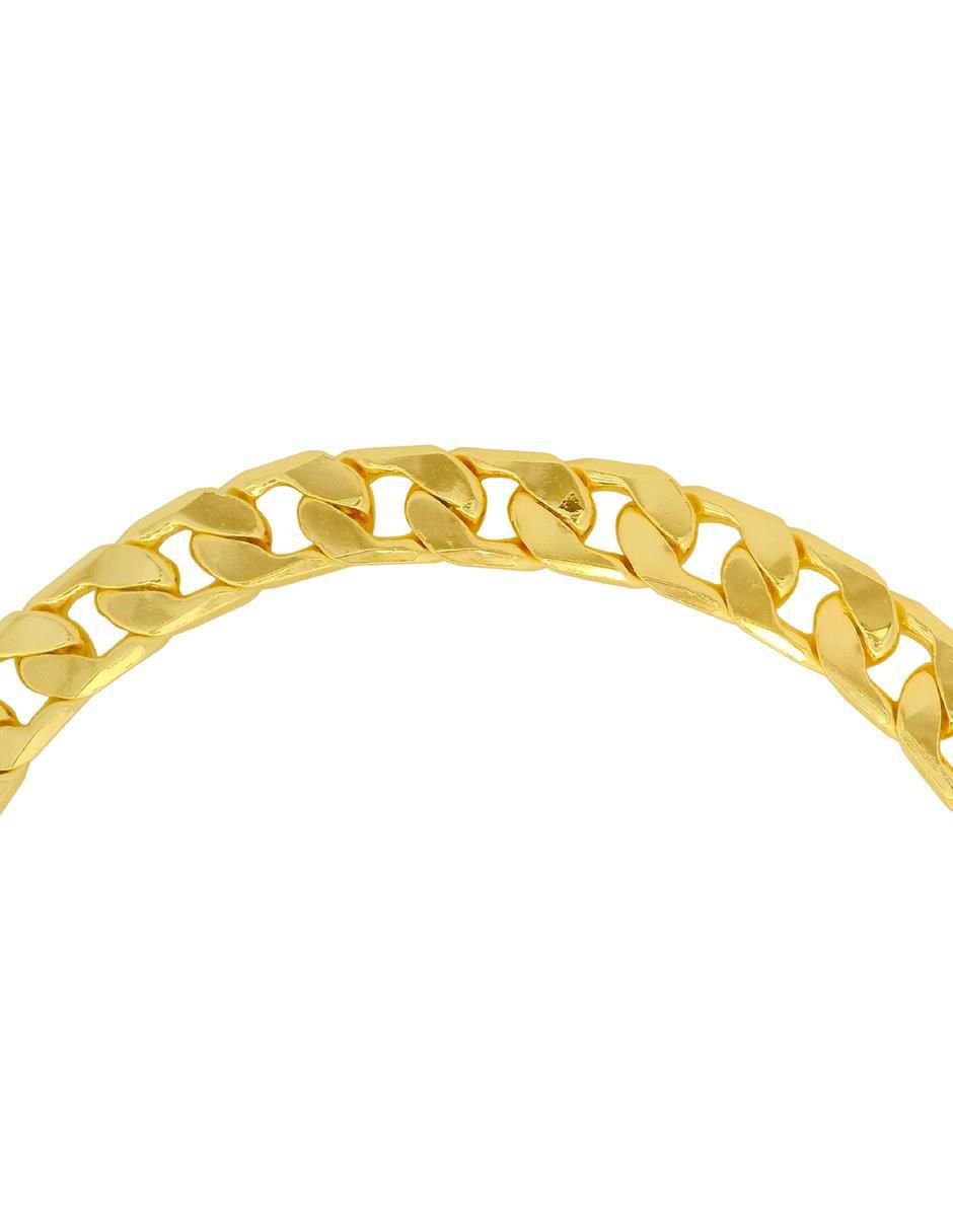 Pulsera 18 K con acabado chapa de oro 3