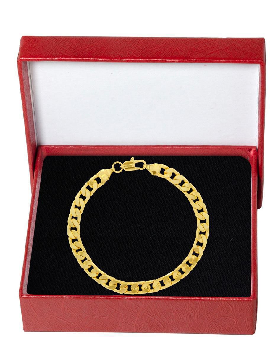 Pulsera 18 K con acabado chapa de oro 4