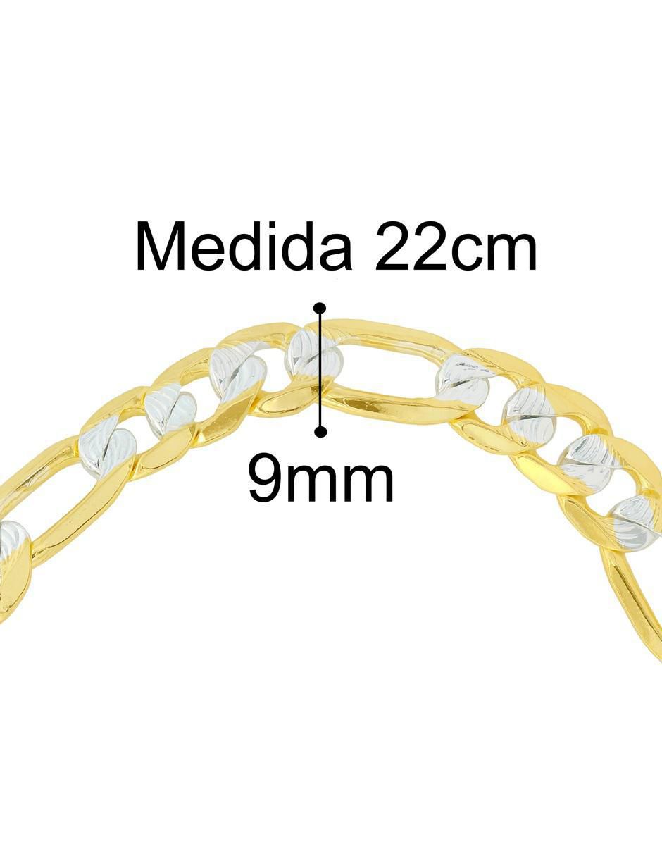 Pulsera 18 K con acabado chapa de oro 5