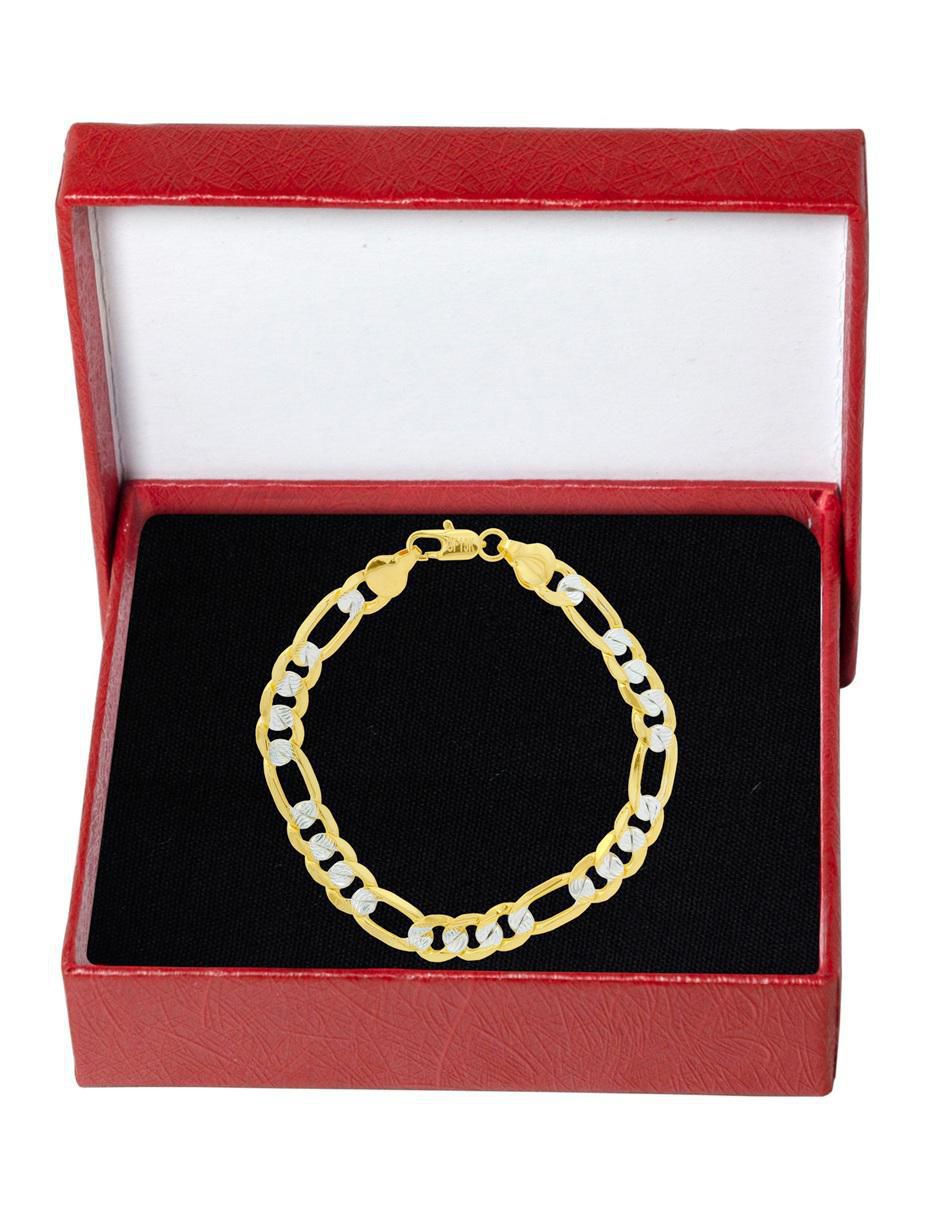 Pulsera 18 K con acabado chapa de oro 4