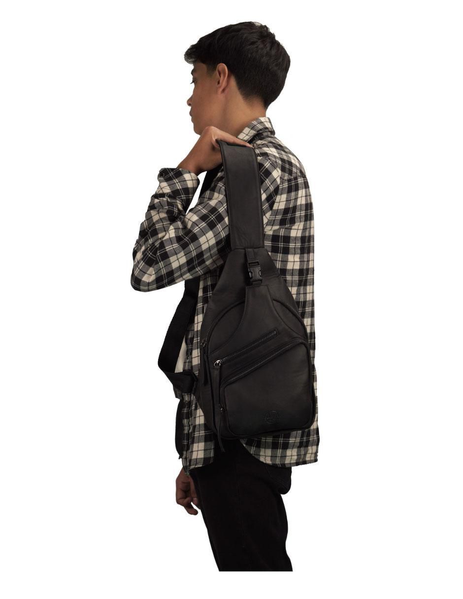 Bolsa bandolera de piel para hombre 5