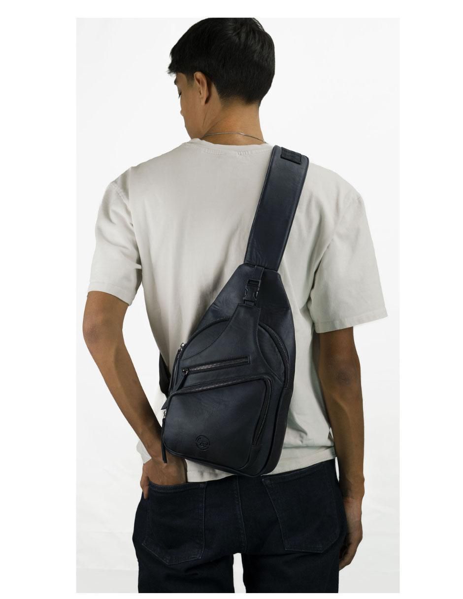 Bolsa bandolera de piel para hombre 6