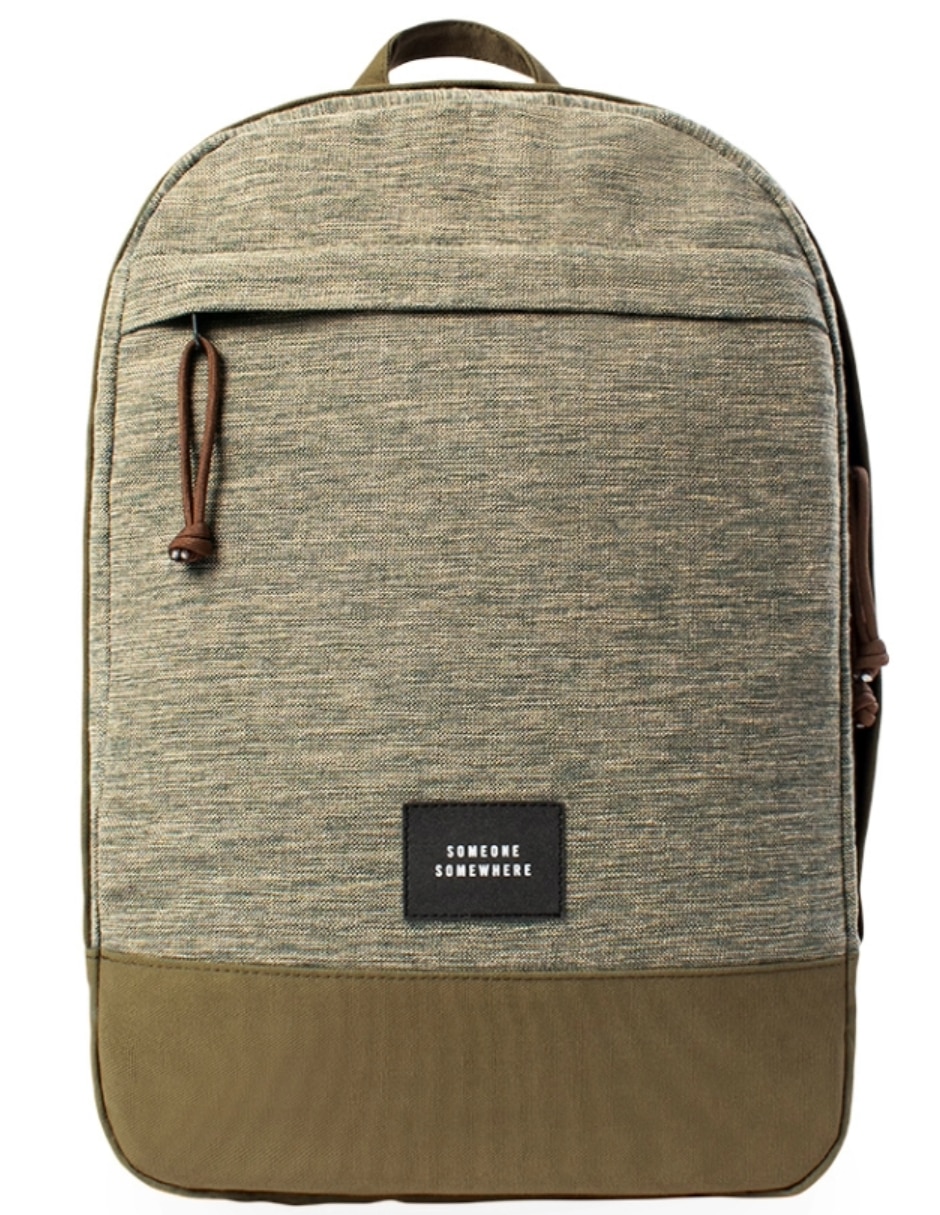 MOCHILA SOMEONE SOMEWHERE, VERDE OLIVO