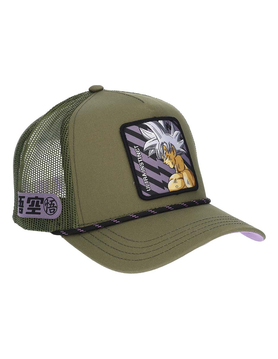 Gorra con visera curva snapback Dragon Ball Super Goku (Ultra Instinct) para adulto