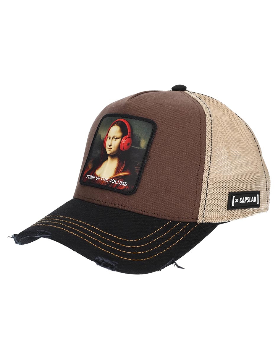 Gorra visera curva snapback casual Mona Lisa para hombre 3