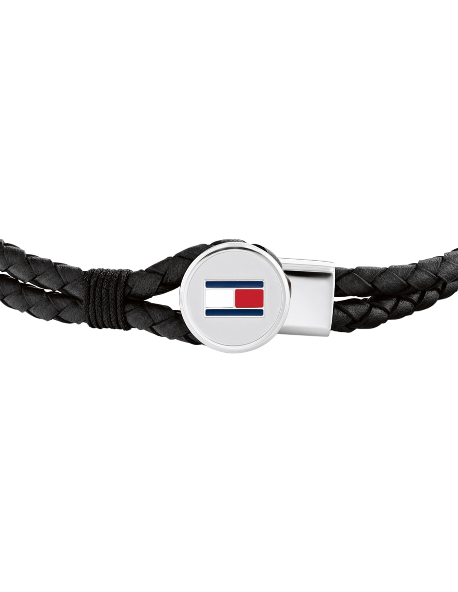 Brazalete de piel Bruce leather con acabado mate 2