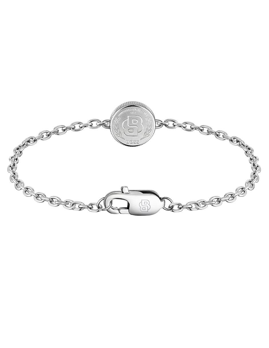 Brazalete Double b coin con acabado brillante 2