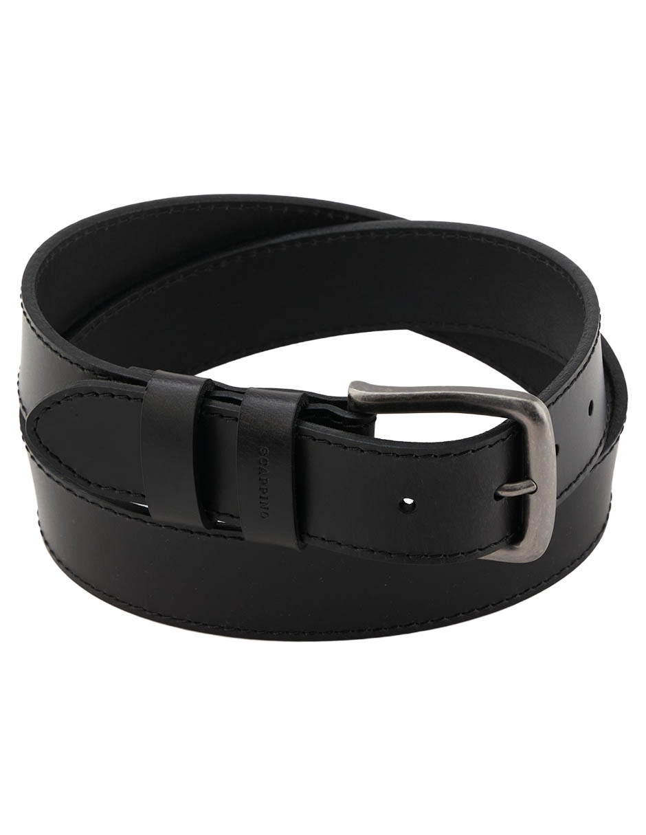 Cinturón de piel para hombre