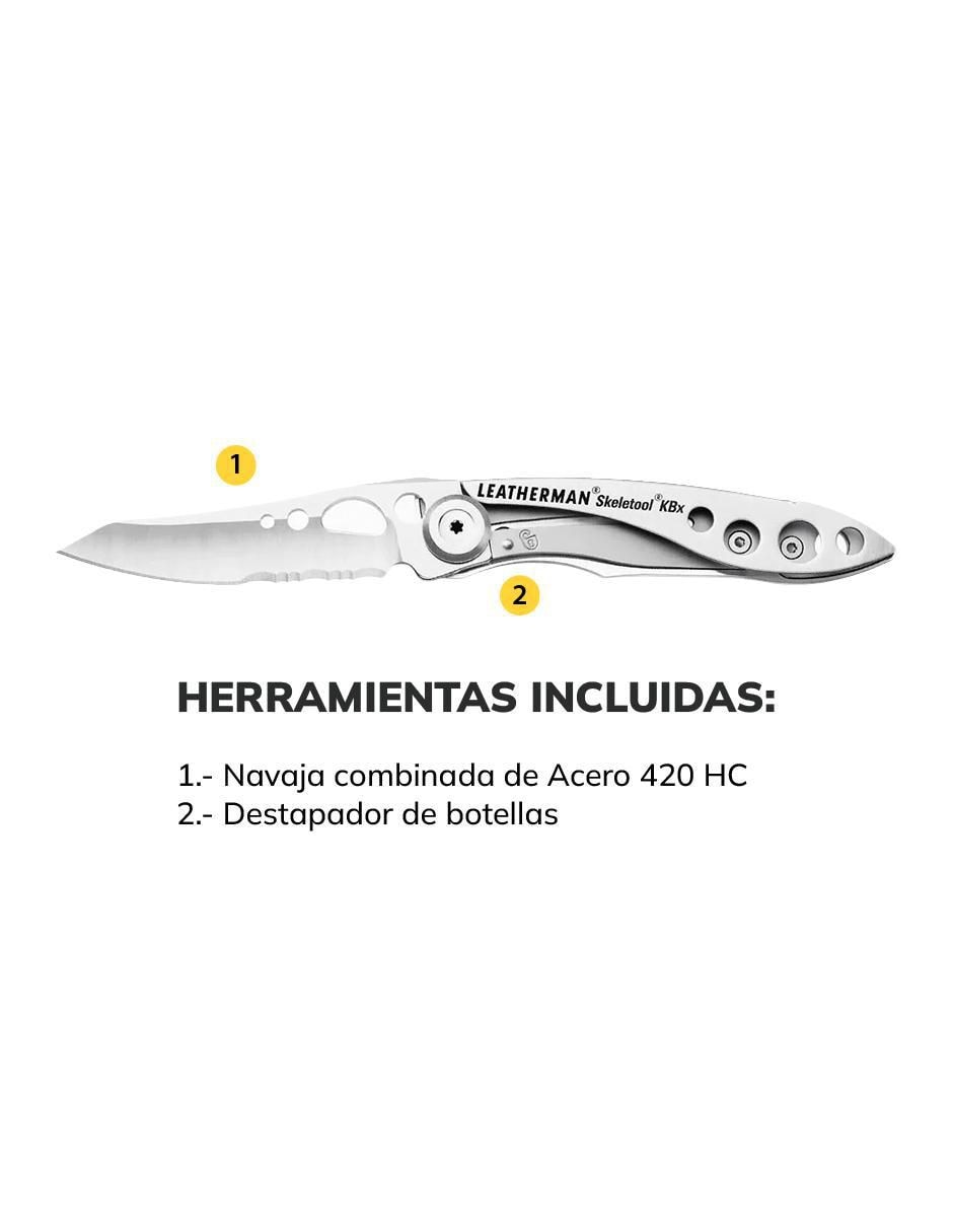 Navaja Skeletool Kbx Plata 3