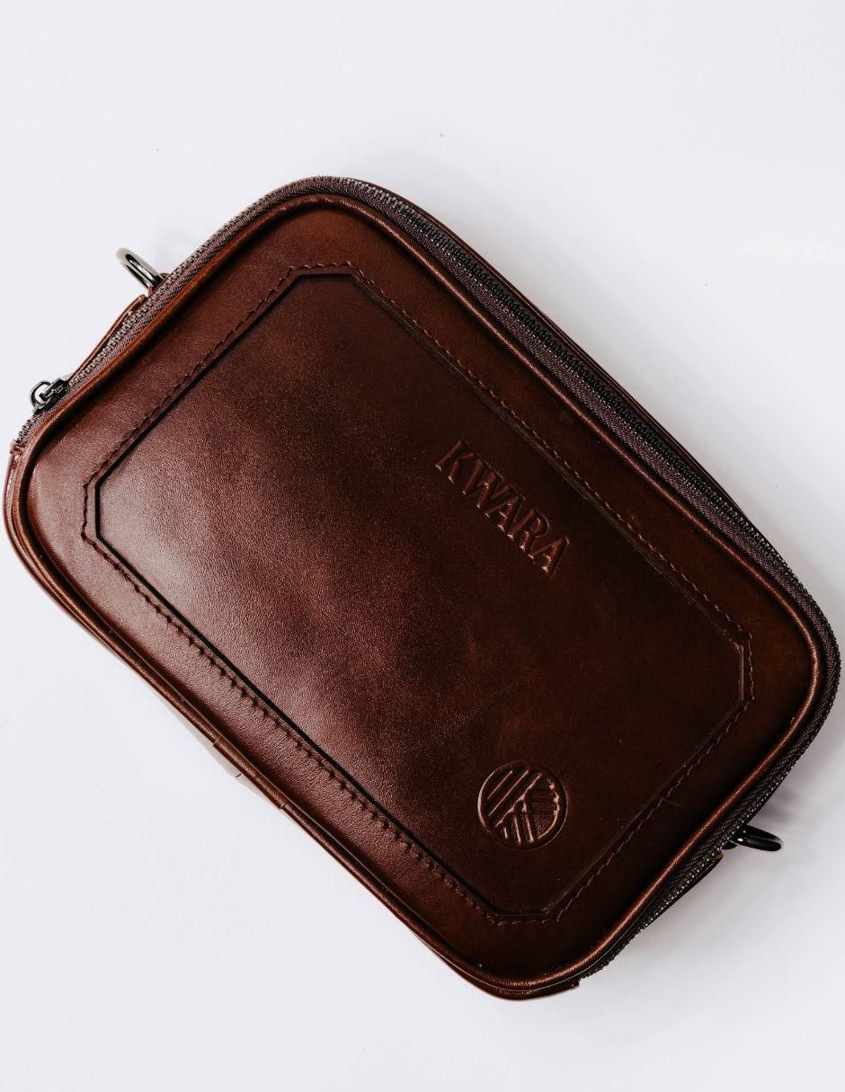 Bolsa bandolera Coleccion Premium de piel para hombre 2
