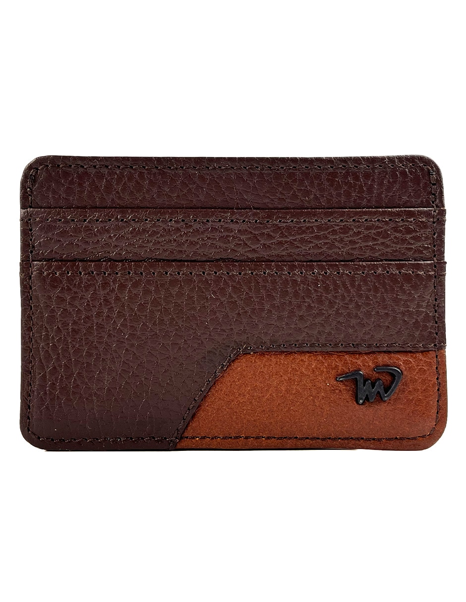 Tarjetero piel para hombre