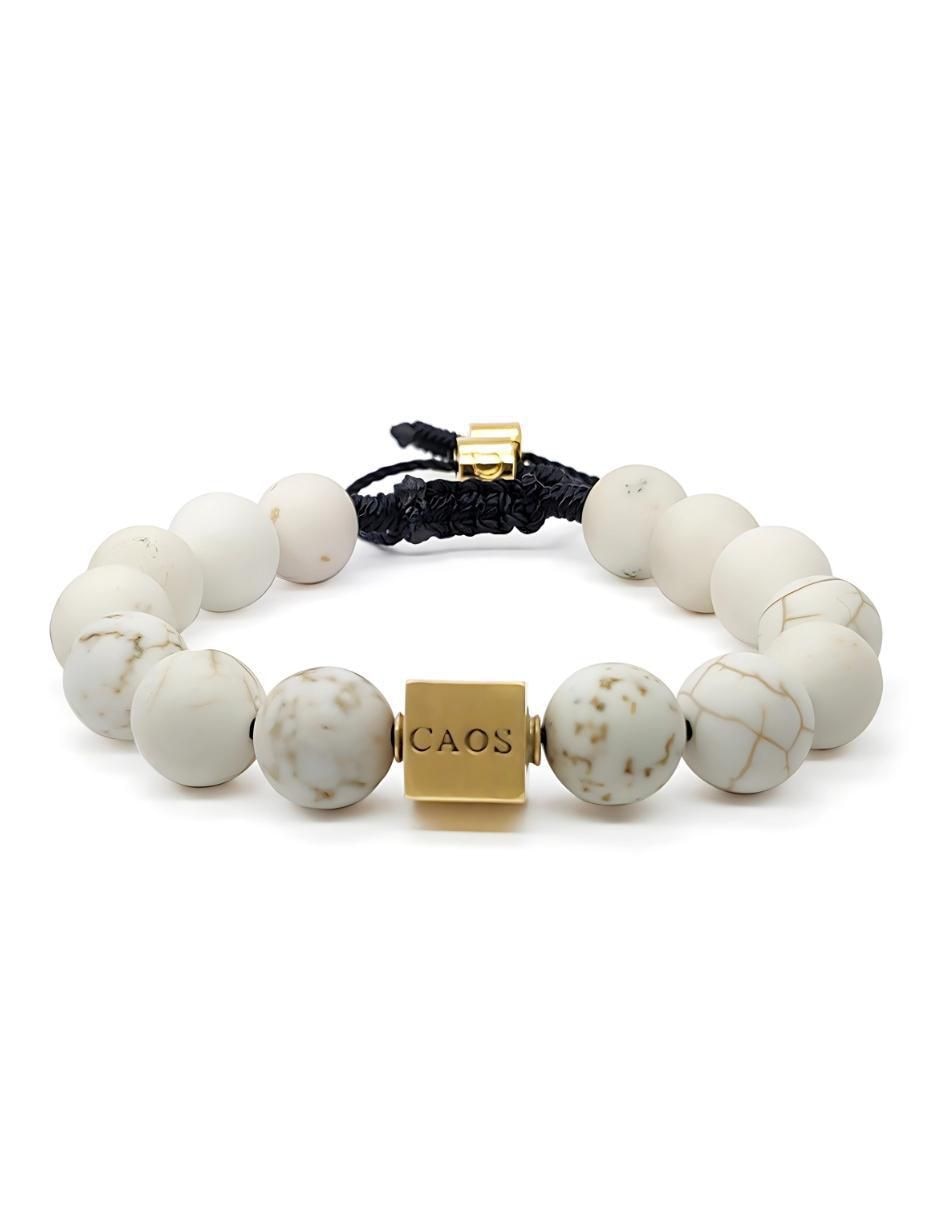 Pulsera pompeya con acabado chapa de oro 18k