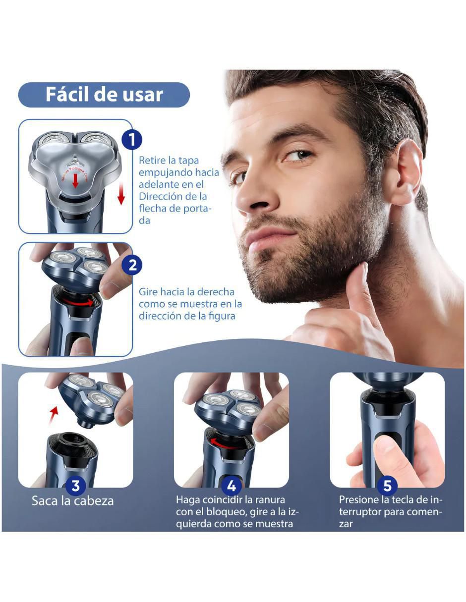 Rasuradora de vello facial y nasal 3