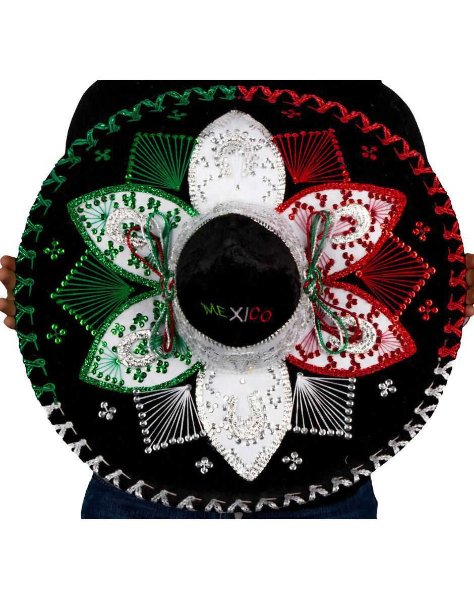 Sombrero charro estampado bordado 2