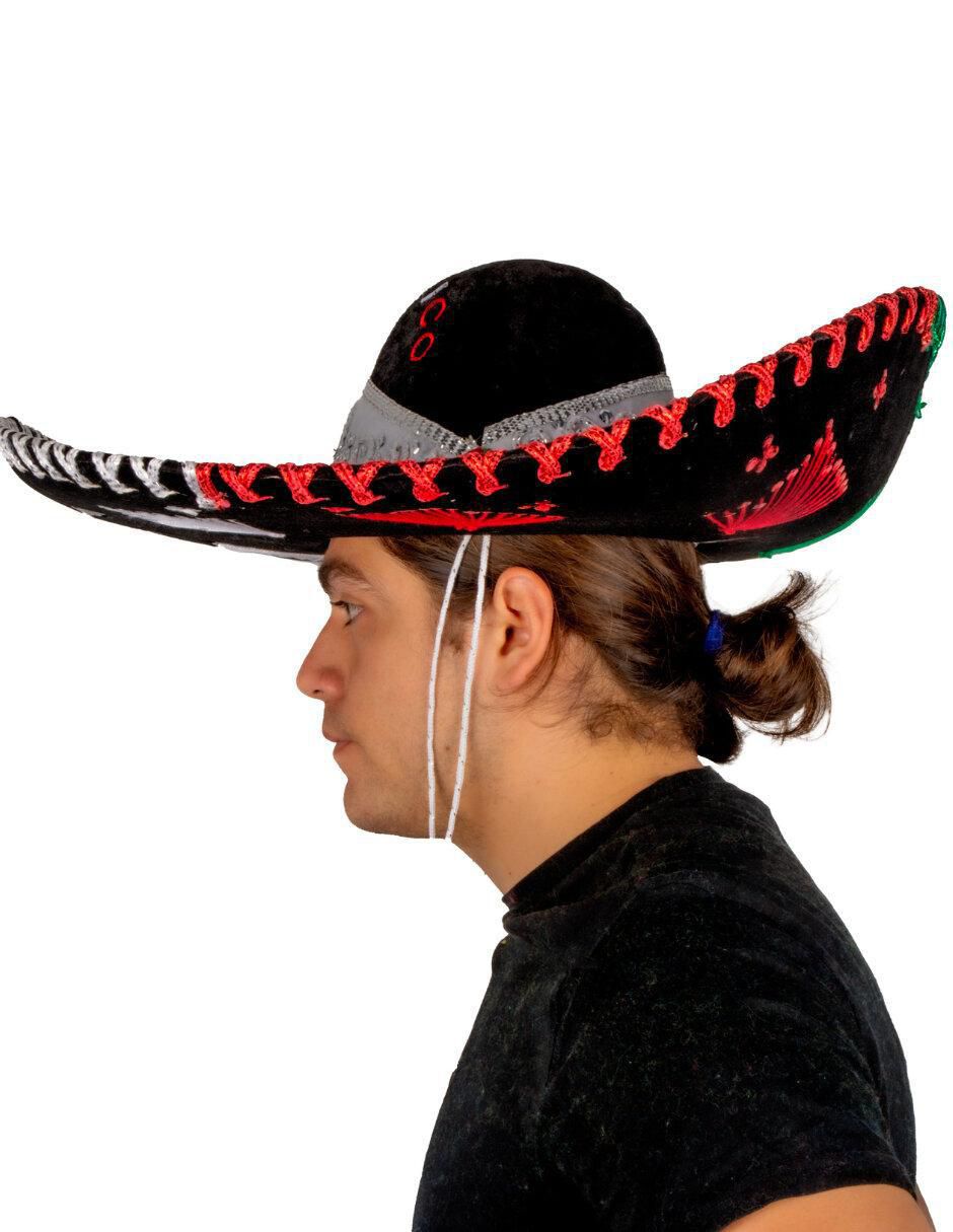 Sombrero charro estampado bordado 3