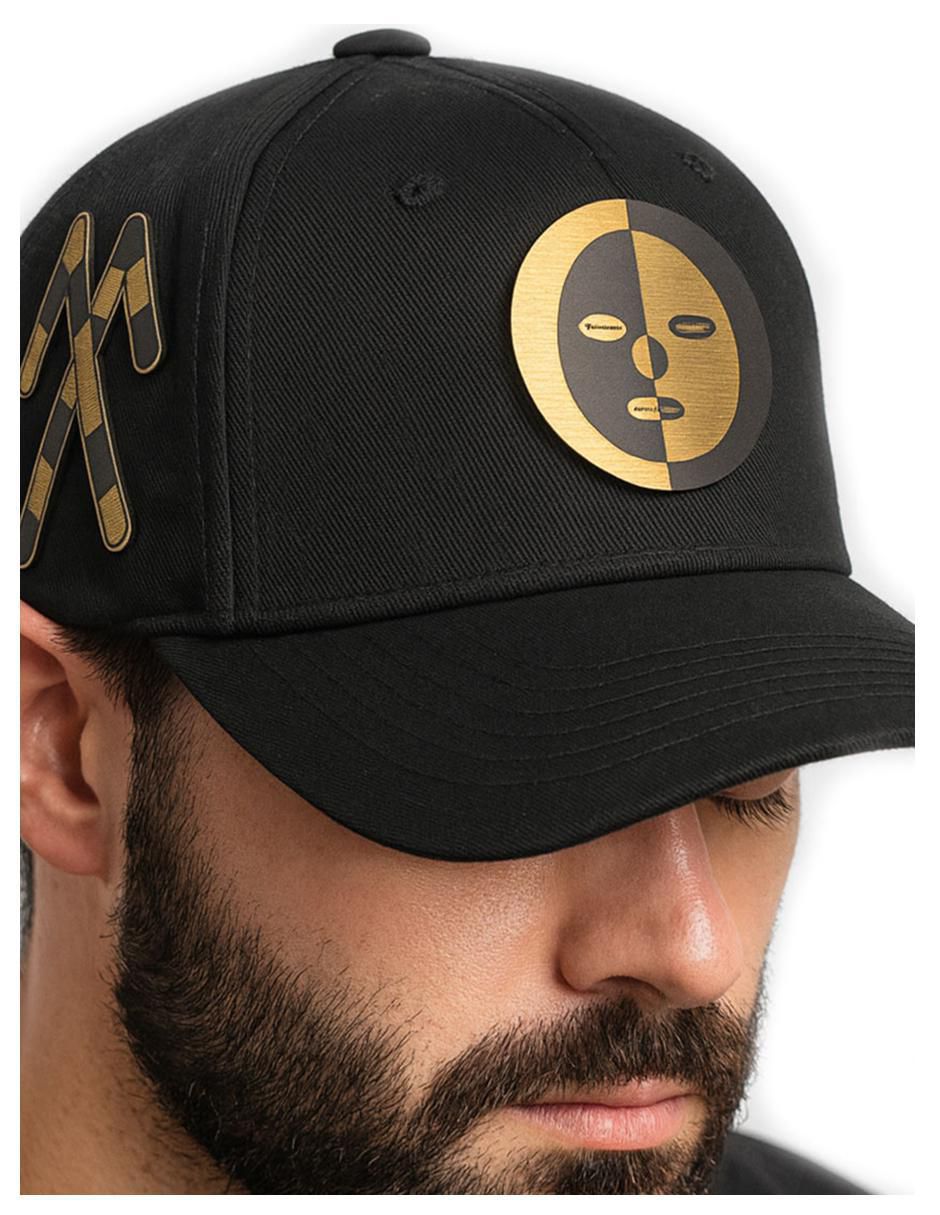 Gorra visera curva correa ajustable casual para hombre 5