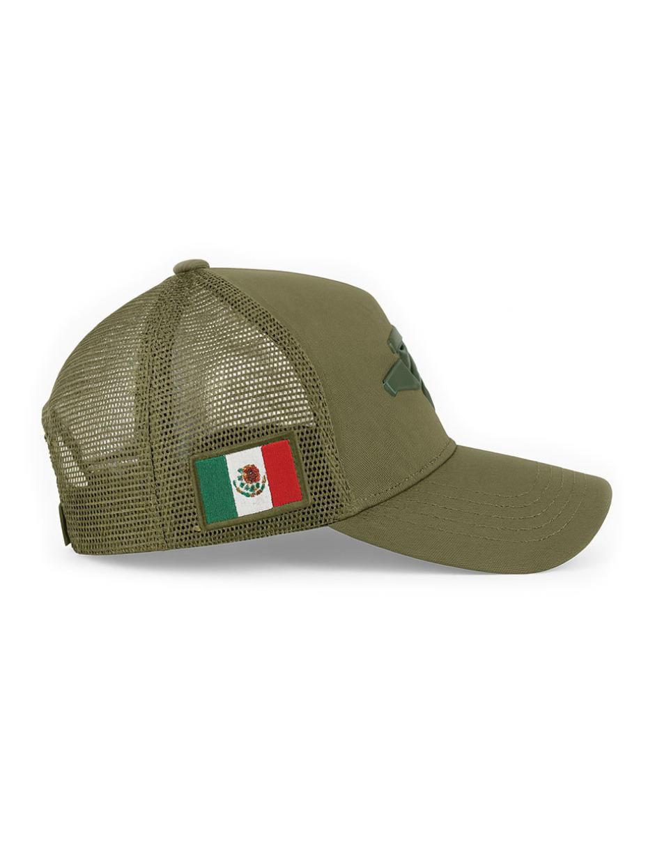 Gorra visera curva snapback casual México para hombre 3