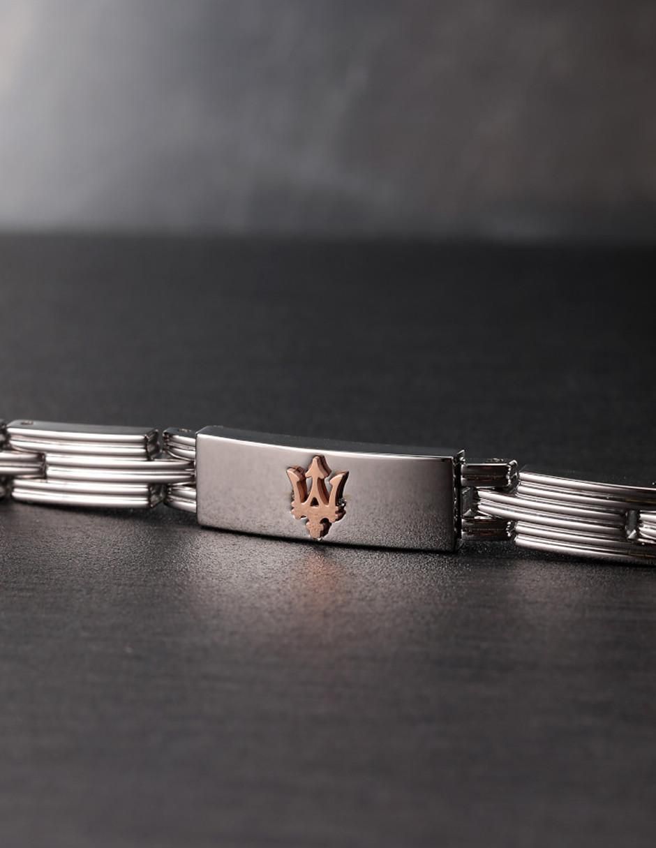 Pulsera de acero Inoxidable con acabado brillante 5