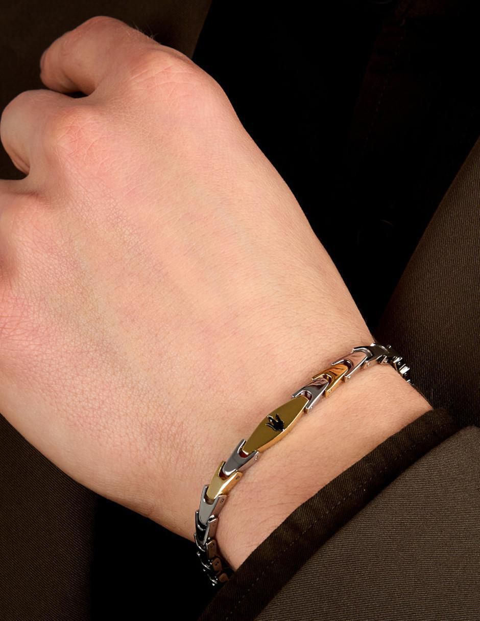 Pulsera de acero Inoxidable con acabado brillante 5