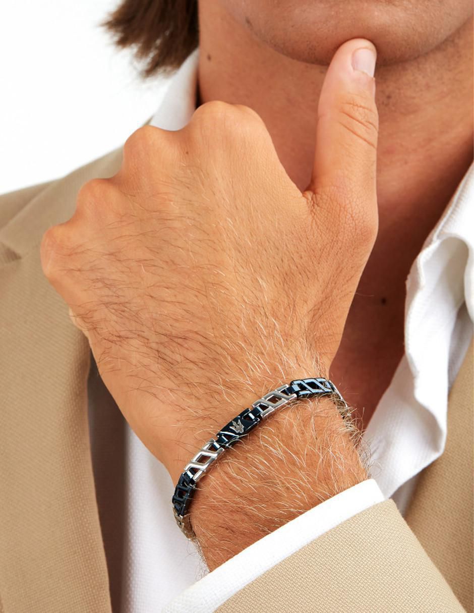 Pulsera de acero Inoxidable con acabado brillante 5