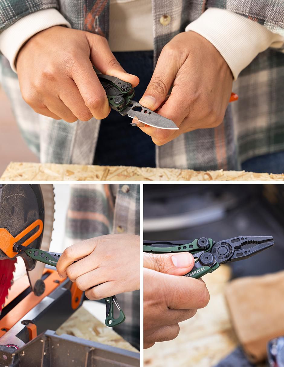 Navaja multiherramienta Skeletool CX Verde OD 6
